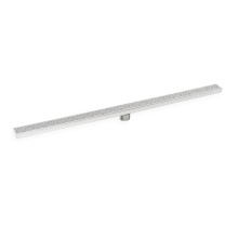 Infinity Drain FXGR 6542 MW - 42'' FX Series Complete Kit with Adhesion Style Grate in Matte White