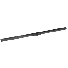 Infinity Drain FXLT 3842 GM - 42'' FX Series Complete Kit with Perforated Offset Slot Grate in Gunmetal