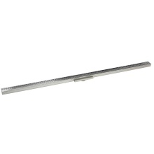 Infinity Drain FXLT 3860 SS - 60'' FX Series Complete Kit with Perforated Offset Slot Grate in Satin Stainless