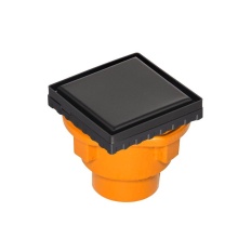 Infinity Drain LSD4-2I ORB - 4'' x 4'' LSD 4 Solid Style Complete Kit in Oil Rubbed Bronze with Cast Iron D