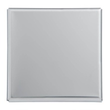 Infinity Drain LSS 4-PS - 4''x4'' LS4 Solid Style Top Plate in Polished Stainless