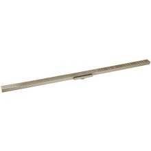 Infinity Drain S-AS 3896 SC - 96'' S-Stainless Steel Series Complete Kit with 1 1/2'' Wedge Wire Grate in Sa