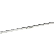 Infinity Drain S-LTAS 3896 PS - 96'' S-Stainless Steel Series Complete Kit with 1 1/2'' Perforated Offset Slot