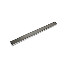 Infinity Drain S-SDAS 6536 GM - 36'' S-Stainless Steel Series Complete Kit with 2 1/2'' Solid Grate in Gunmeta