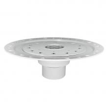 Infinity Drain BFP 22 - Bonded Flange PVC Drain 2'' Throat, 2'', 3'', and 4'' Outl