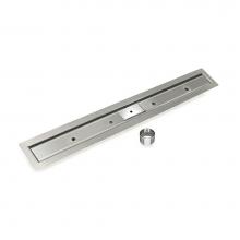 Infinity Drain CBST 6560 - 60'' Slot Drain Channel only for FCB Series with 2'' Threaded Outlet