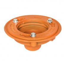 Infinity Drain CDI 42 - Clamp Down Drain Cast Iron 4'' Throat, 2'' No Hub Outlet