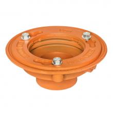 Infinity Drain CDI 43 - Clamp Down Drain Cast Iron 4'' Throat, 3'' No Hub Outlet