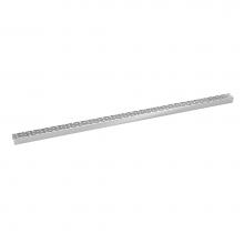 Infinity Drain KA 3872 SS - 72'' Perforated Offset Slot Pattern Grate for S-LT 38 in Satin Stainless