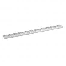 Infinity Drain KA 6536 SS - 36'' Perforated Offset Slot Pattern Grate for S-LT 65 in Satin Stainless