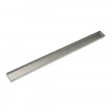 Infinity Drain LC 6552 SS - 52'' Stainless Steel Closed Ended Channel for 60'' S-AS 65/S-AS 99/S-LTIFAS 65