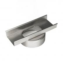 Infinity Drain LF 99 SS - 8'' Stainless Steel High Flow Outlet Section for S-AS 99/S-LTIFAS 99 Series in Satin Sta