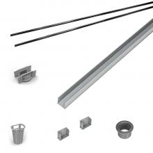 Infinity Drain RG 3836 BK - 36'' Rough Only Kit for S-AG 38 and S-DG 38 series. Includes PVC Components and Channel
