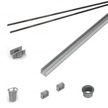 Infinity Drain RG 3848 ORB - 48'' Rough Only Kit for S-AG 38 and S-DG 38 series. Includes PVC Components and Channel