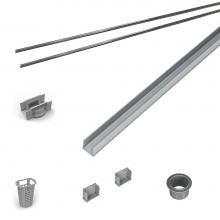 Infinity Drain RG 3860 SS - 60'' Rough Only Kit for S-AG 38 and S-DG 38 series. Includes PVC Components and Channel