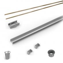Infinity Drain RG-L 3872 SB - 72'' Rough Only Kit for S-LAG 38 and S-LT 38 series. Includes PVC Components and Channel