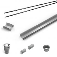 Infinity Drain RG-L 6572 BK - 72'' Rough Only Kit for S-LAG 65, S-LT 65, and S-LTIF 65 series. Includes PVC Components