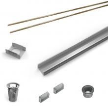 Infinity Drain RG-L 6572 SB - 72'' Rough Only Kit for S-LAG 65, S-LT 65, and S-LTIF 65 series. Includes PVC Components