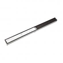 Infinity Drain STIF 6560 ORB - 60'' S-PVC Series Complete Kit with Tile Insert Frame in Oil Rubbed Bronze