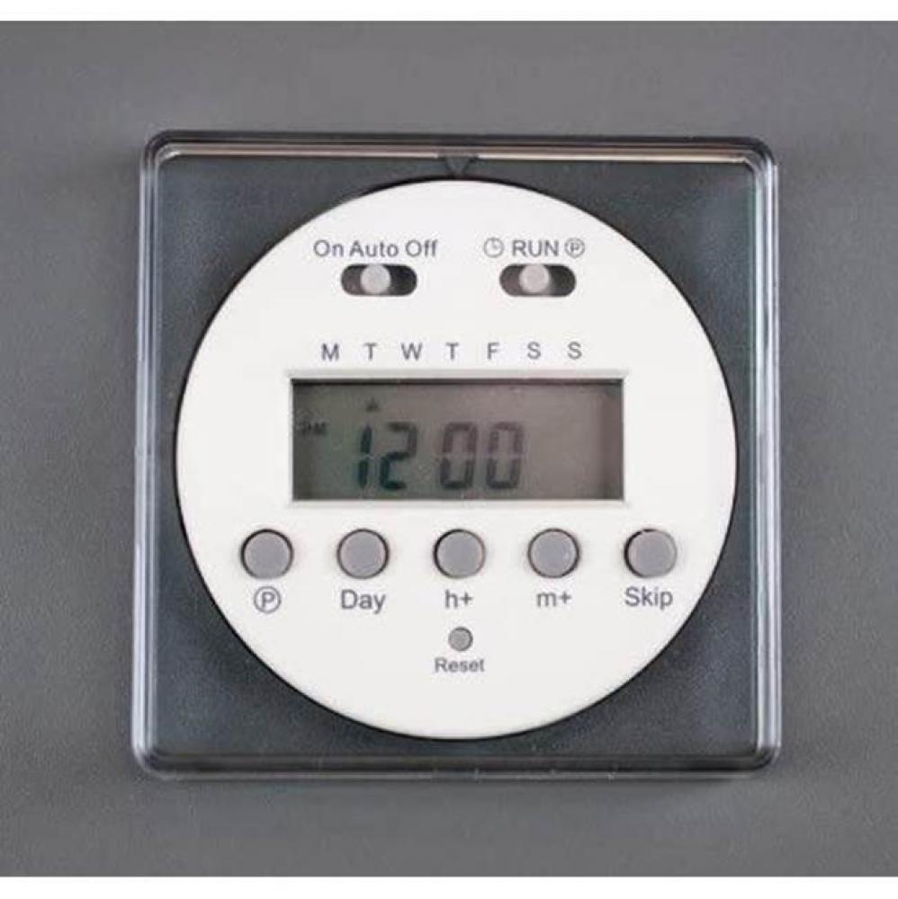 D24/7 24 Hour 7 Day Digital Time Clock with Battery Back Up.  120V