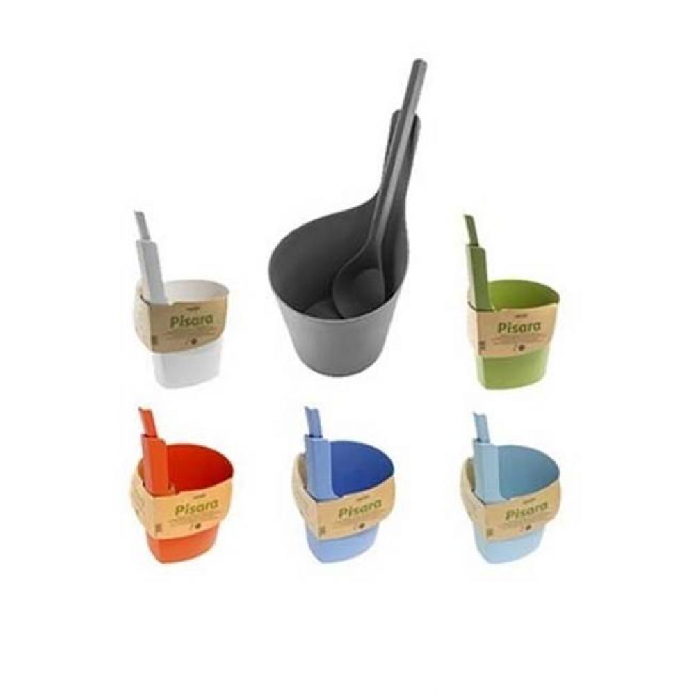 Rento Pisara Sauna Bucket & Ladle Biocomposite, Moss