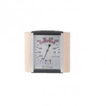 Amerec Sauna And Steam 9251-022 - Thermometer: Wood Trim/Metallic Face