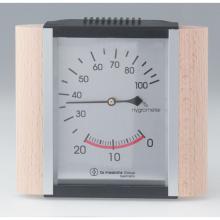 Amerec Sauna And Steam 9251-210 - Hygrometer: Wood Trim / Metallic Face