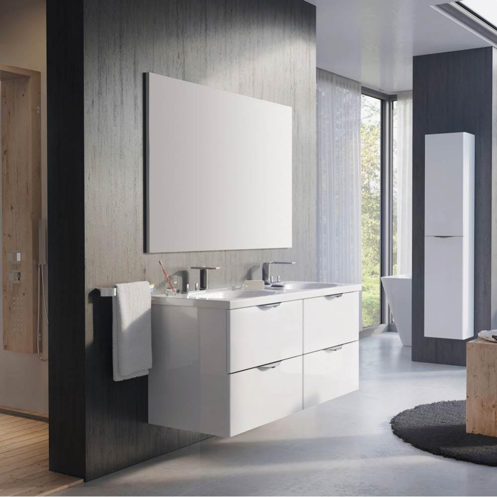 Ambio Vanity, High Gloss White, 48''