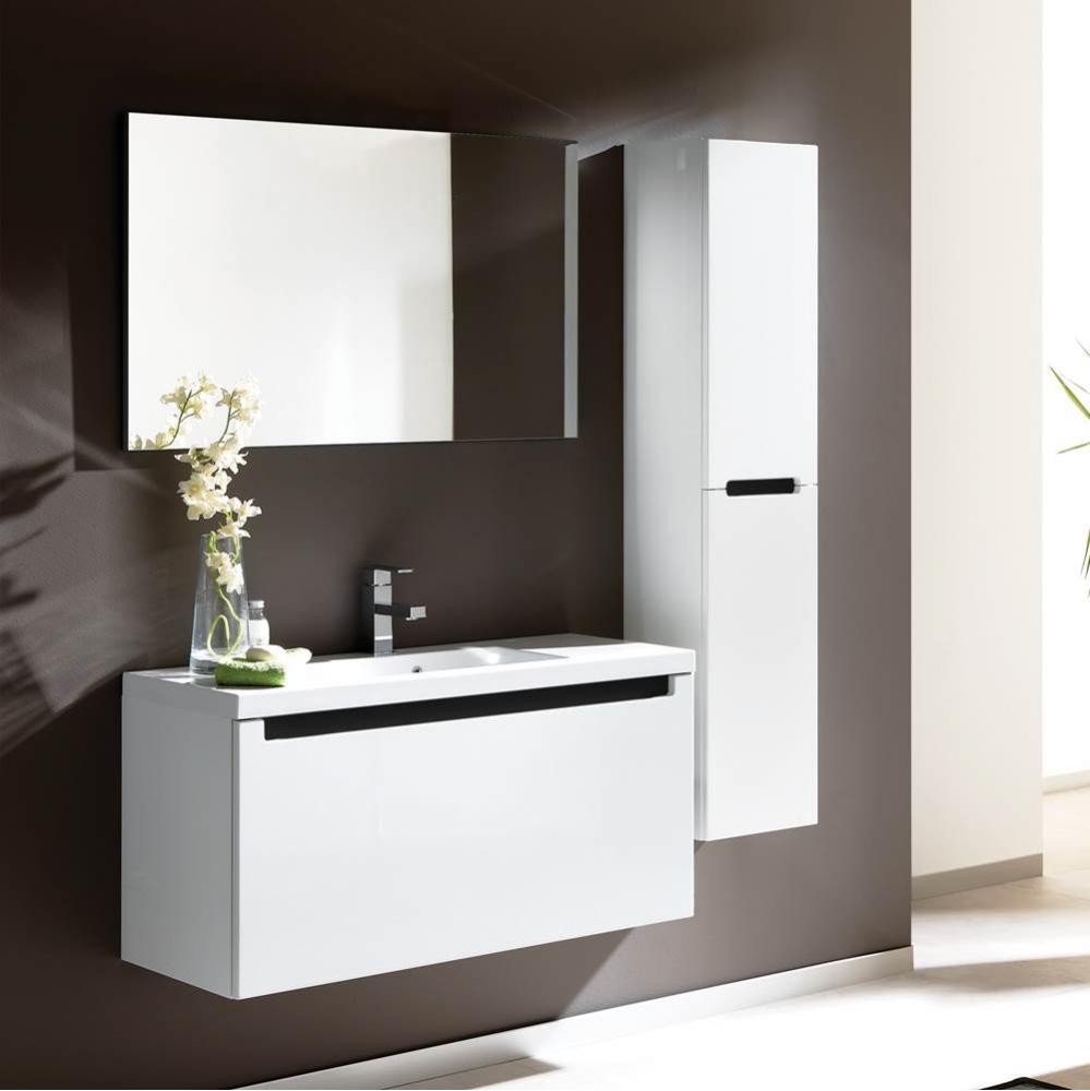 Serenity Vanity, High Gloss White, 40''