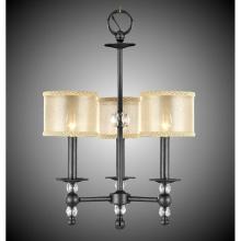 American Brass And Crystal CH3201H-35S-36G-ST-BK - 4 Light Magro Stem Chandelier with