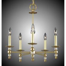 American Brass And Crystal CH3203-37G-ST - 5 Light Magro Stem