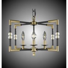 American Brass And Crystal CH3602-32G-ST - 4 Light Magro Cage