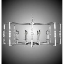 American Brass And Crystal CH3605-36G-ST - 8 Light Magro Cage