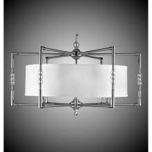 American Brass And Crystal CH3704-32G-36G-ST-BK - 6 Light Magro Drum Shade