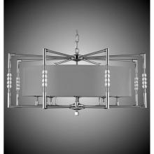 American Brass And Crystal CH3705-32G-36G-ST-CF - 8 Light Magro Drum Shade