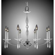 American Brass And Crystal CH5326-SP-37G-38G-ST - 8 Light Kensington