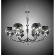 American Brass And Crystal CH5375-32G-36G - 6 Light Kensington Globe