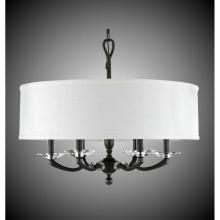 American Brass And Crystal CH5425-32G-36G-ST-ES - 24 inch Kensington Drum Shade