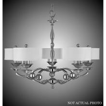 American Brass And Crystal CH5443-33S-37G-ST-SL - 5 Arm Kensington Dinette Drum Shade Chandelier