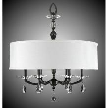 American Brass And Crystal CH5485-O-32G-36G-ST-CF - 24 inch Kensington Empire Drum Shade