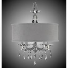 American Brass And Crystal CH5602-G-37G-ST-GL - 19 inch Kaya Drum Shade