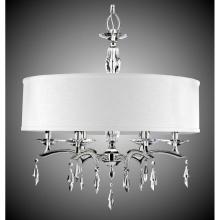 American Brass And Crystal CH5603-GS-32G-36G-ST-GL - 24 inch Kaya Drum Shade