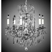 American Brass And Crystal CH7012-OSGT-03G-PI - 6 Light Parisian