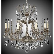 American Brass And Crystal CH7013-ASGT-10G-PI - 8 Light Parisian