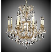 American Brass And Crystal CH7031-AS-02G-PI - 8+4 Light Parisian