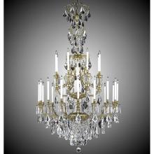 American Brass And Crystal CH7336-A-10G-ST - 8+16 Light Parisian