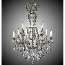 American Brass And Crystal CH7535-A-01G-PI - 6+12 Light New Parisian