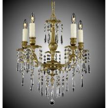 American Brass And Crystal CH7813-USGT-02G-PI - 5 Light Parisian Spire