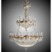 American Brass And Crystal CH8157-S-02G-ST - 36+36 Light Valencia