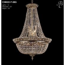 American Brass And Crystal CH8522 - 12 40W MAX